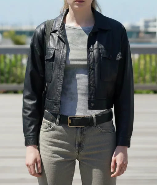 Sophie Turner Steal   Leather Jacket