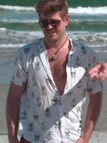 Southern Charm S11 White Pirate Printed Shirt