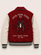 Marvel Spider Man Letterman Varsity Jacket