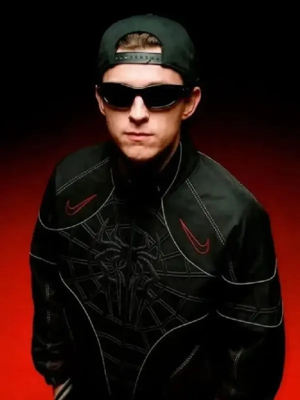 Spider-Man BND 2026 Tom Holland Black Track Jacket