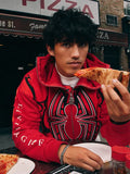 Spider-Man Brand New Day 2026 Web Red Hoodie