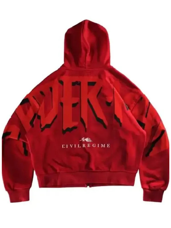 Spider-Man Brand New Day 2026 Web Red Hoodie