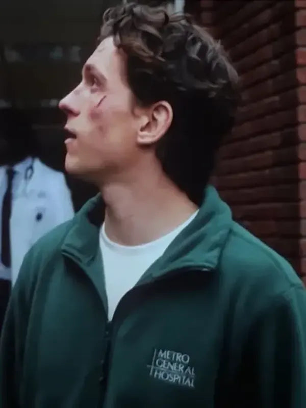 Spider-Man: Brand New Day Tom Holland Green Fleece Jacket