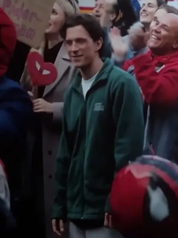 Spider-Man: Brand New Day Tom Holland Green Fleece Jacket