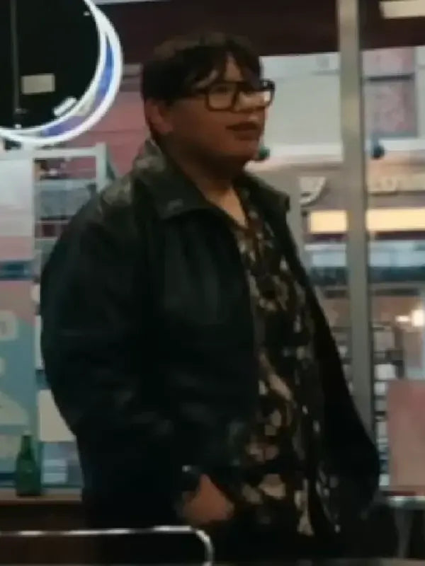 Spider Man Brand New Day Jacob Batalon Black Leather Jacket