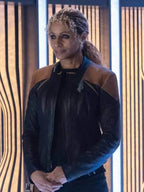Star Trek Picard Raffi Musiker Leather Jacket