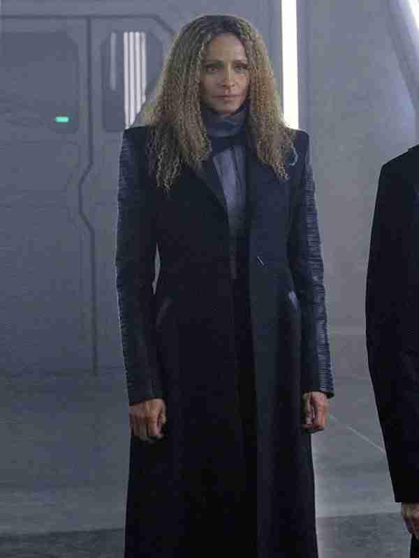 Star Trek Picard S02 Raffi Musiker Black Trench Coat