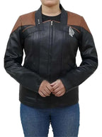 Star Trek Picard Raffi Musiker Leather Jacket
