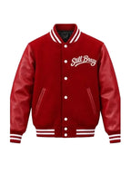 Still Brazy Red Bandana "PIRU" Varsity Letterman Jacket