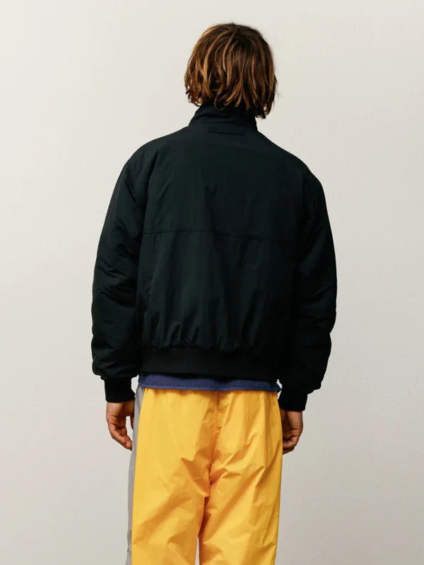Stussy-Polar-Fleece-Lined-Black-Jacket-Back