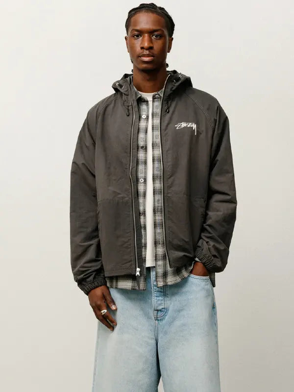 Stussy Beach Shell Jacket Black