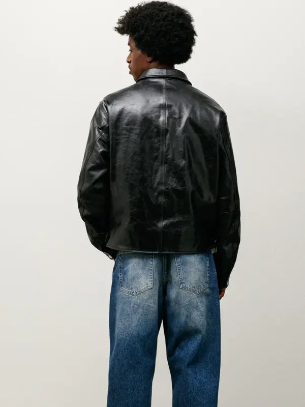 Stussy Garage Leather Jacket