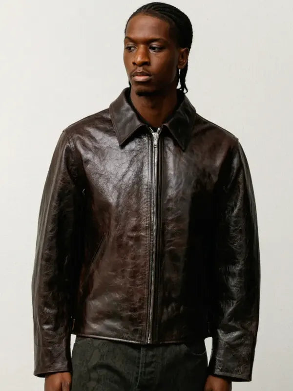 Stussy Garage Leather Jacket