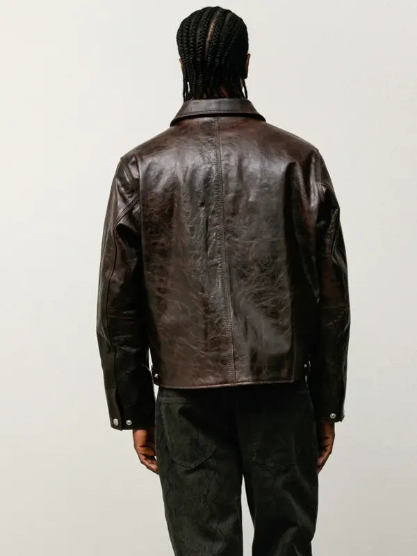 Stussy Garage Leather Jacket