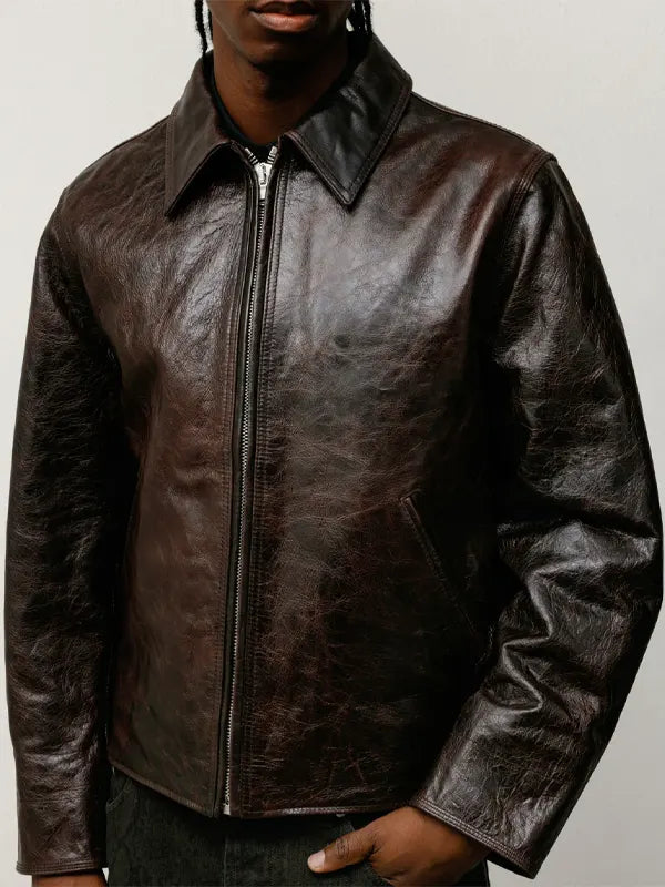 Stussy Garage Leather Jacket