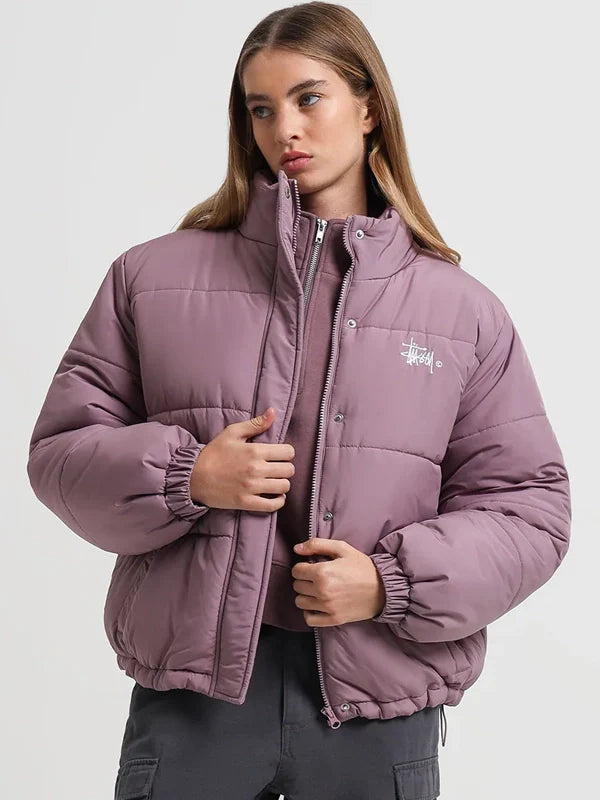 Stussy Puffer Jacket Pink