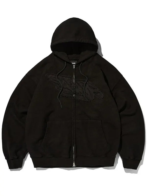 Suade Design ZIP Up Hoodie