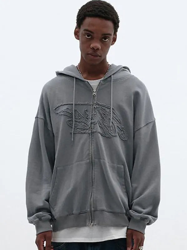 Suade Design ZIP Up Hoodie