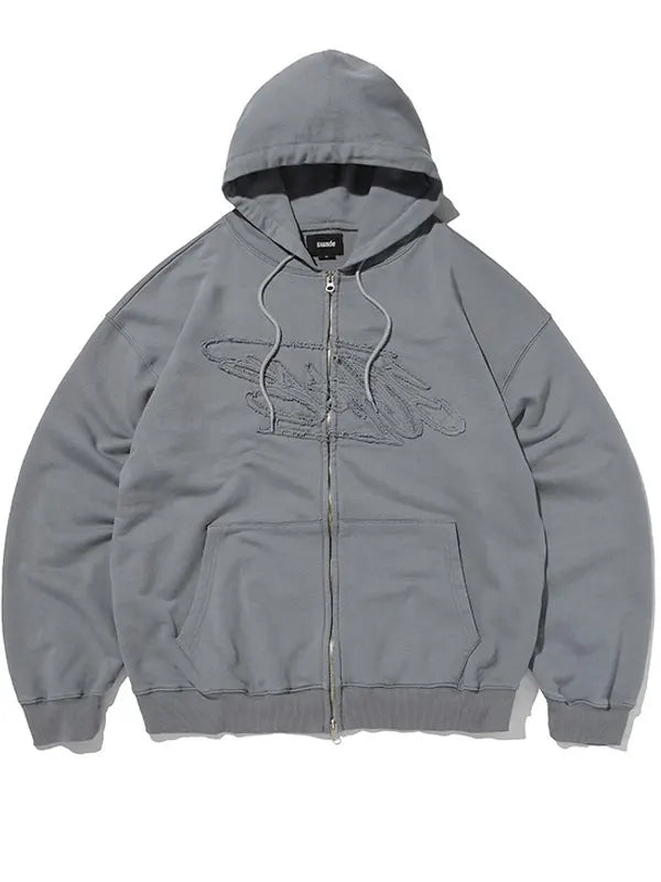 Suade Design ZIP Up Hoodie