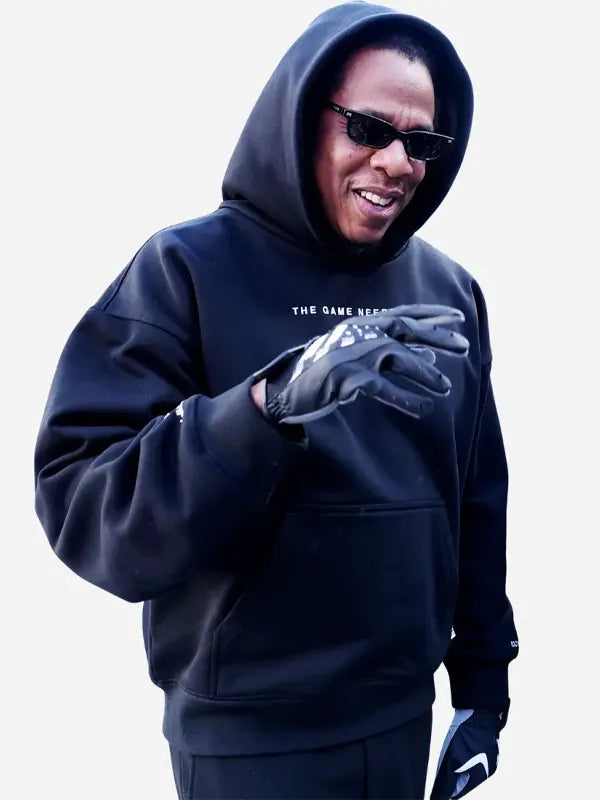 Super Bowl 2026 Jay-Z Black Hoodie