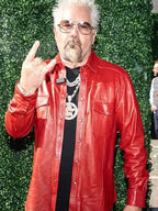 Super Bowl Guy Fieri Leather Jacket