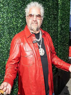 Super Bowl Guy Fieri Leather Jacket