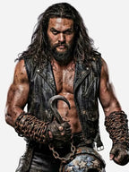 Supergirl 2026 Jason Momoa Black Leather Vest