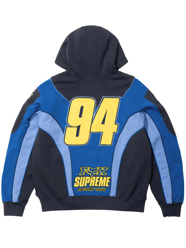 Supreme-Fox-Racing-Hooded-Sweatshirt-Blue