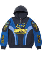 Supreme-Fox-Racing-Zip-Up-Hooded-Sweatshirt-Blue