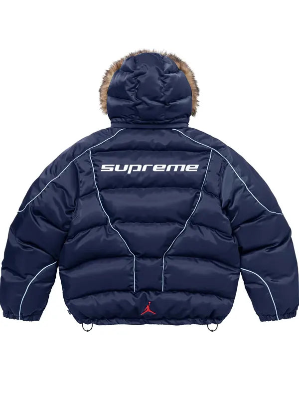 Supreme Jordan Puffer Jacket Navy