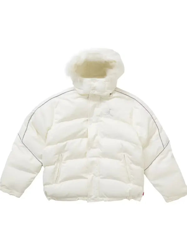 Supreme Jordan Puffer Jacket White