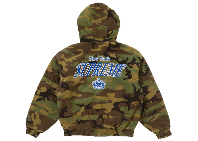 Supreme Mitchell And Ness Jacket Camo
