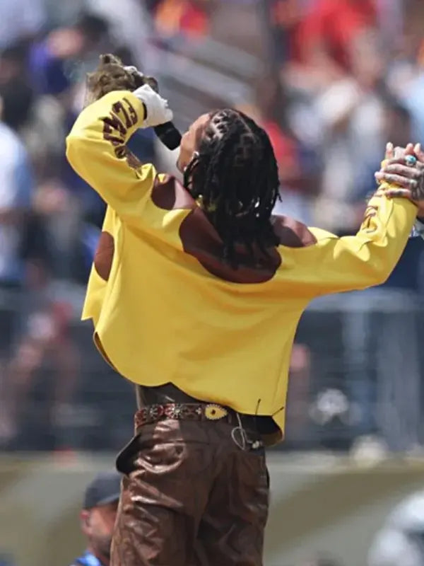Swae Lee World Cup Final Flowerboy Leather Jacket