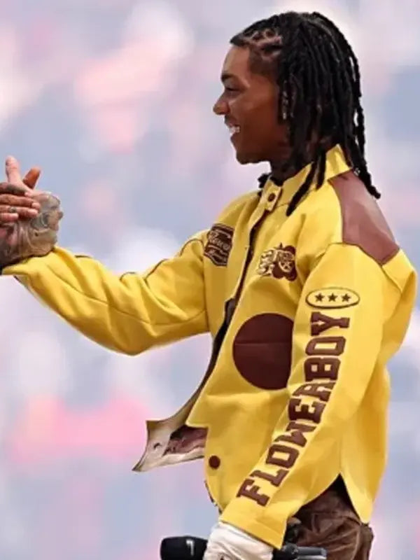 Swae Lee World Cup Final Flowerboy Leather Jacket