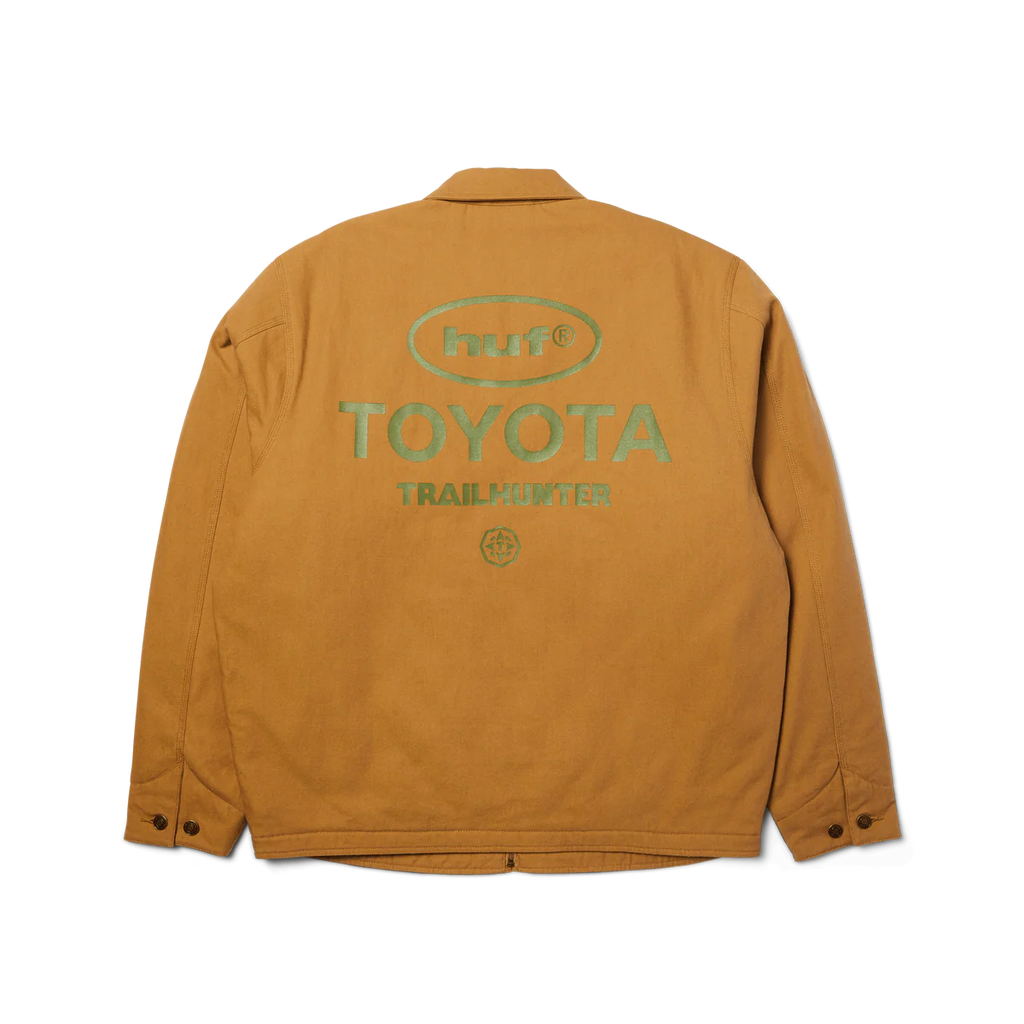 Huf X Toyota Trd Global Racing Jacket Brown - Embroidery