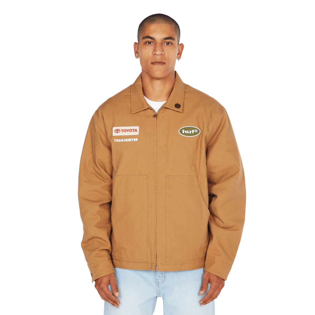 Huf X Toyota Trd Global Racing Jacket Brown - Embroidery