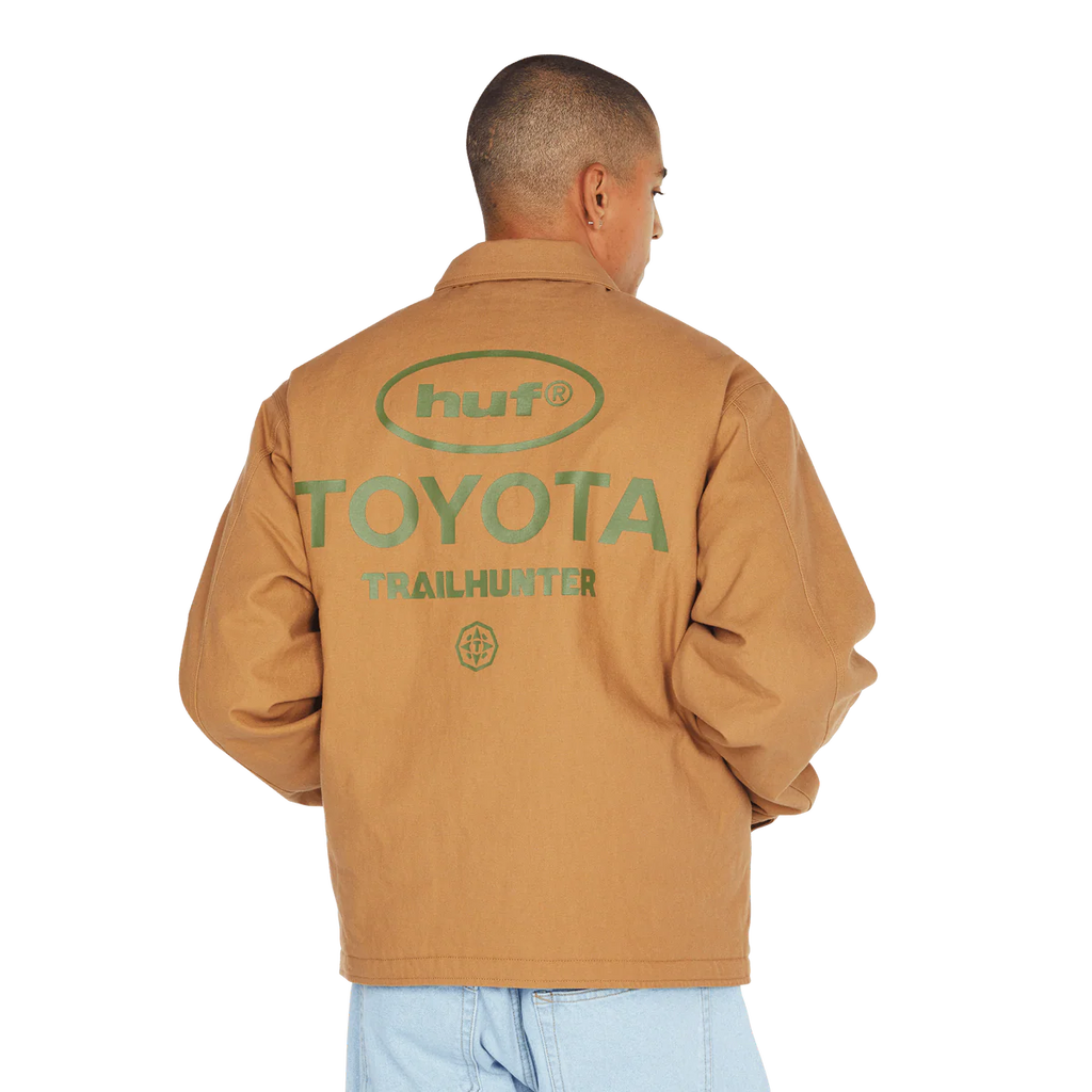 Huf X Toyota Trd Global Racing Jacket Brown - Embroidery