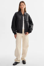 LAMARQUE Trevanna Leather Bomber Jacket