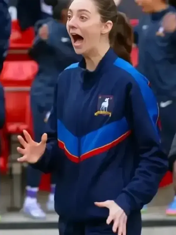 Tanya Reynolds Ted Lasso S04 Blue Track Jacket