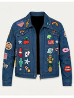 Taron Egerton Rocketman Blue Denim Jacket