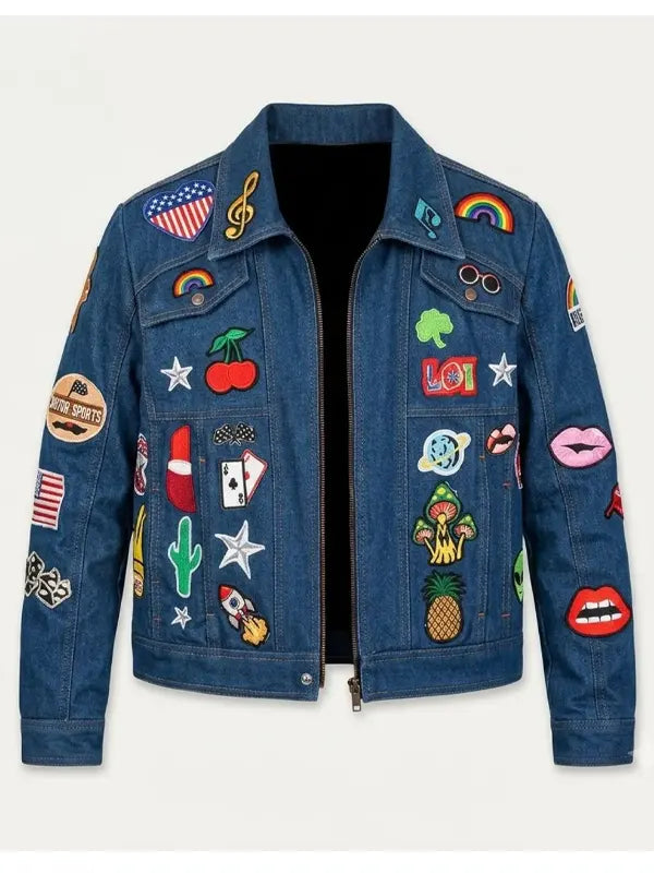 Taron Egerton Rocketman Blue Denim Jacket