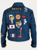 Taron Egerton Rocketman Blue Denim Jacket