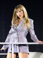 Taylor Swift Eras Tour Silver Blazer
