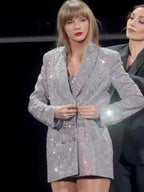 Taylor Swift Eras Tour Silver Blazer