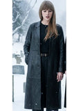 Taylor Swift Patient Zero Black Leather Coat