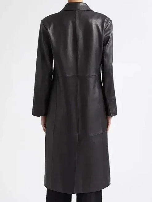 Taylor Swift Patient Zero Black Leather Coat