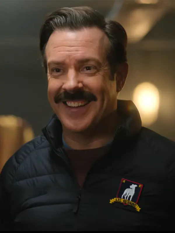 Ted Lasso S04 Jason Sudeikis Black Puffer Jacket