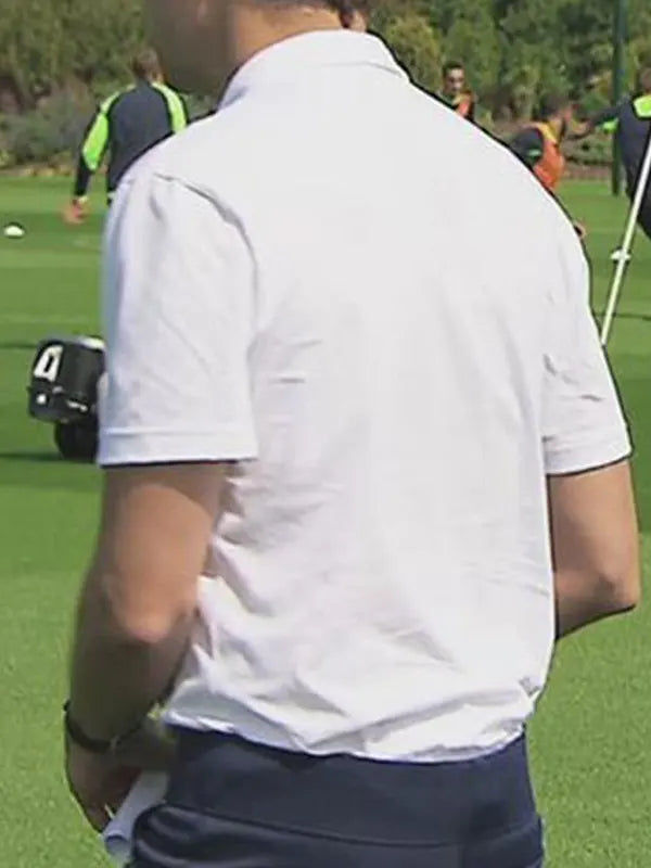 Ted Lasso S04 Jason Sudeikis White Polo T-Shirt