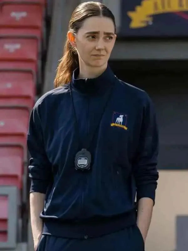 Ted Lasso S4 Tanya Reynolds Navy Track Jacket