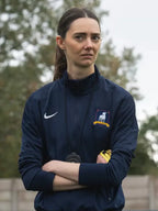 Ted Lasso S4 Tanya Reynolds Navy Track Jacket